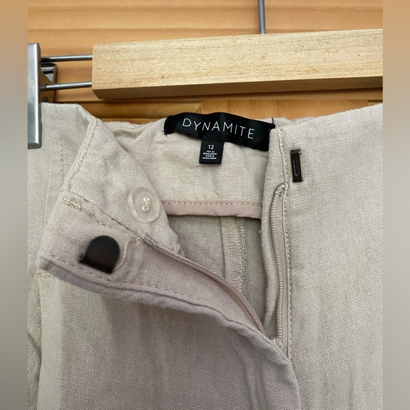 Dynamite linen wide-leg capri - Picture 2 of 3